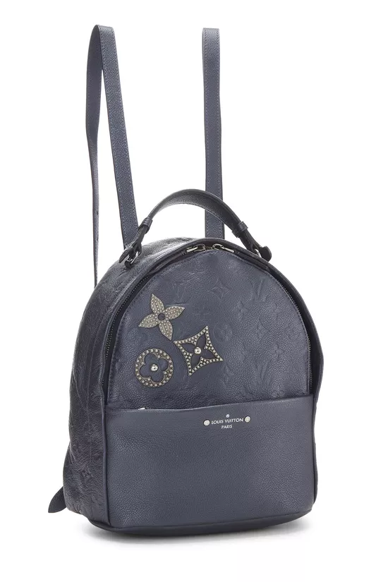 Bleu Infini Monogram Empreinte Pins Sorbonne Backpack, , large image number 1
