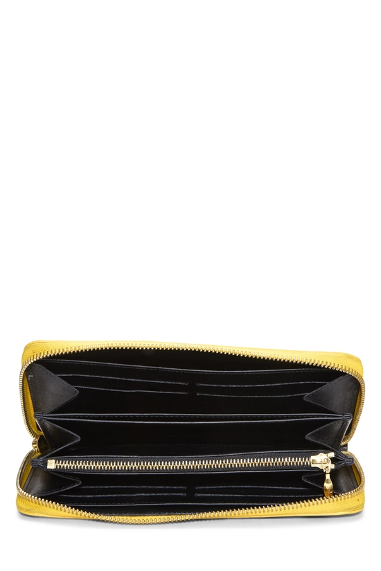 Yayoi Kusama x Louis Vuitton Yellow Vernis Monogram Zippy Wallet, , large image number 3