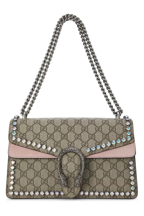 Original GG Supreme Canvas Embellished Dionysus Bag Medium, , large image number 0