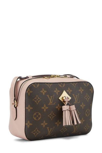 Pink Monogram Canvas Saintonge, , large