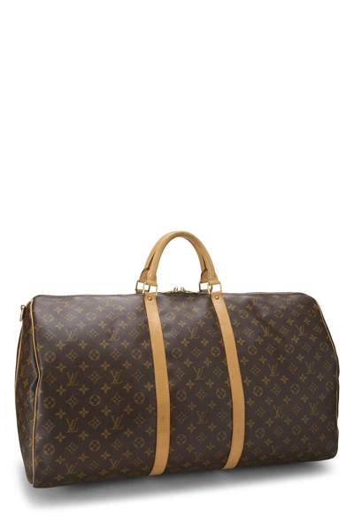 Monogram Canvas Keepall Bandouliere 60, , large
