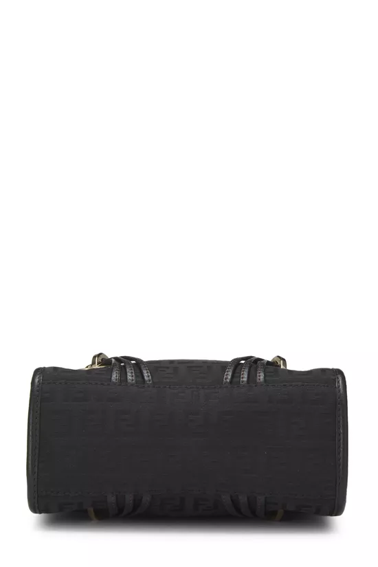 Black Zucchino Canvas Handbag Mini, , large image number 4