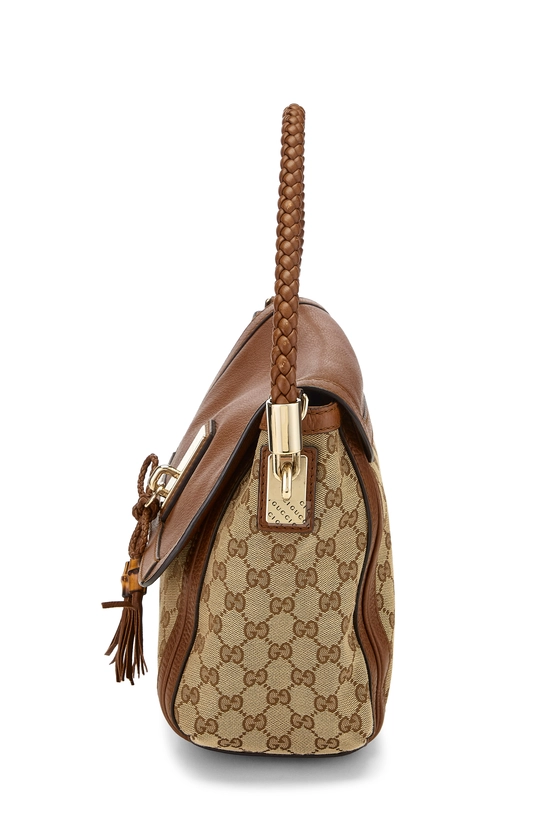 Brown Original GG Canvas Bella Shoulder Bag, , large image number 2