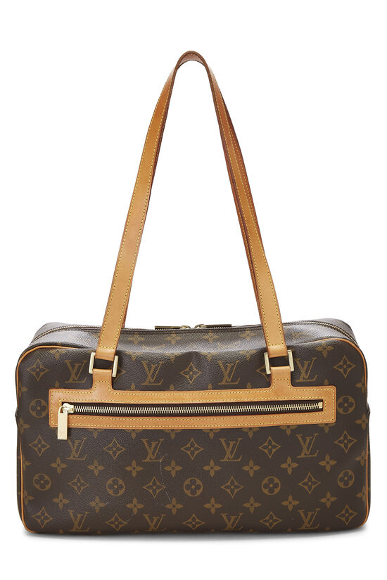 Shop for Louis Vuitton Monogram Canvas Leather Cite GM Shoulder Bag -  Shipped from USA
