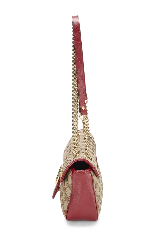 Red Canvas GG Marmont Shoulder Small, , large image number 2