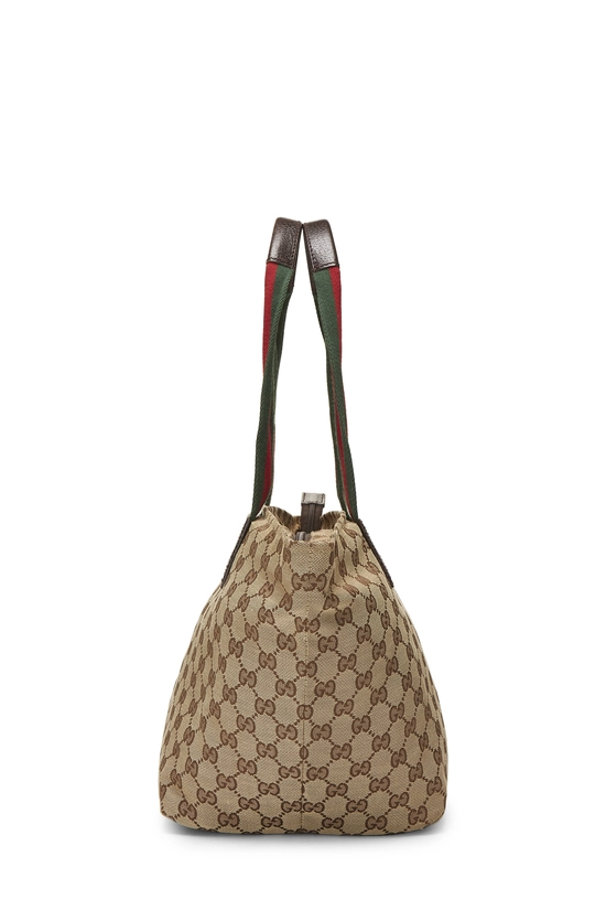 Original GG Canvas Soft Zip Tote, , large image number 2