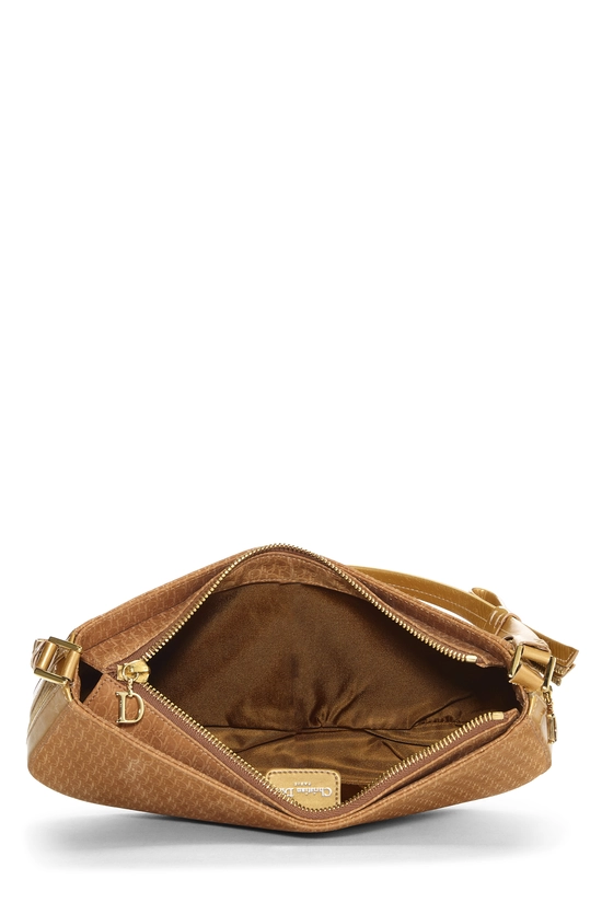 Brown Suede Satchel Shoulder Bag, , large image number 5