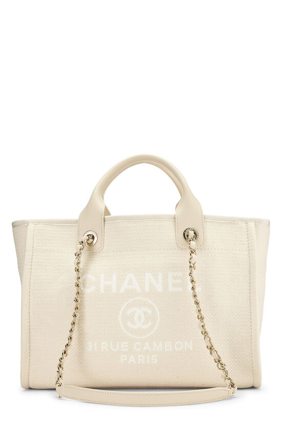 CHANEL, Bags, Authentic Chanel Deauville Tote Bag