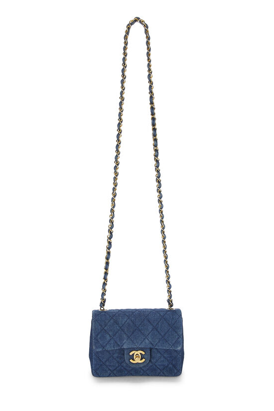 Timeless/classique leather crossbody bag Chanel Navy in Leather - 21279672
