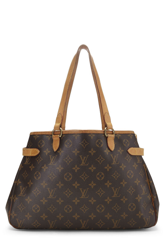 Louis Vuitton Monogram Batignolles Vertical PM Brown Canvas Handbag
