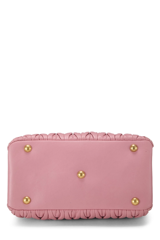 Pink Nappa Convertible Top Handle Bag Small, , large image number 4