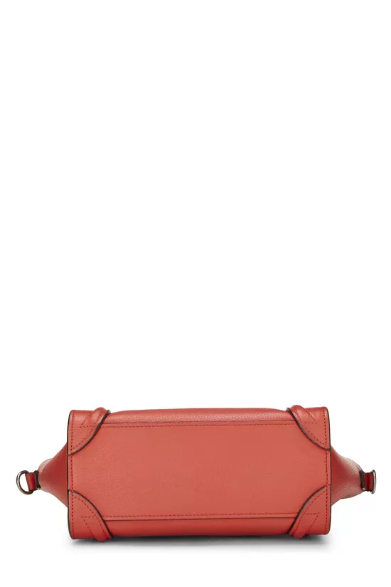 Red Leather Luggage Nano, , large image number 4