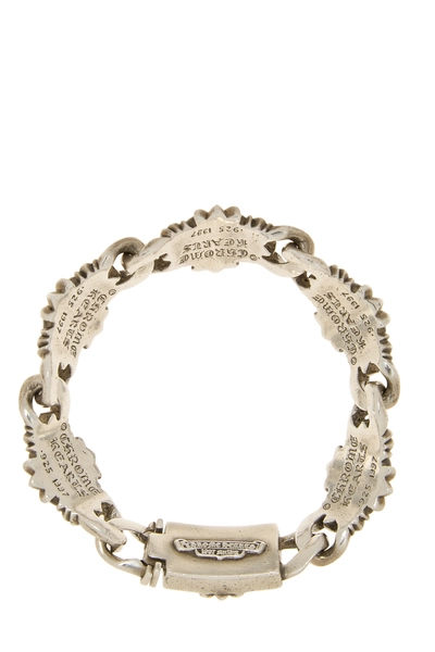 Sterling Silver Keeper Link Bracelet, , large