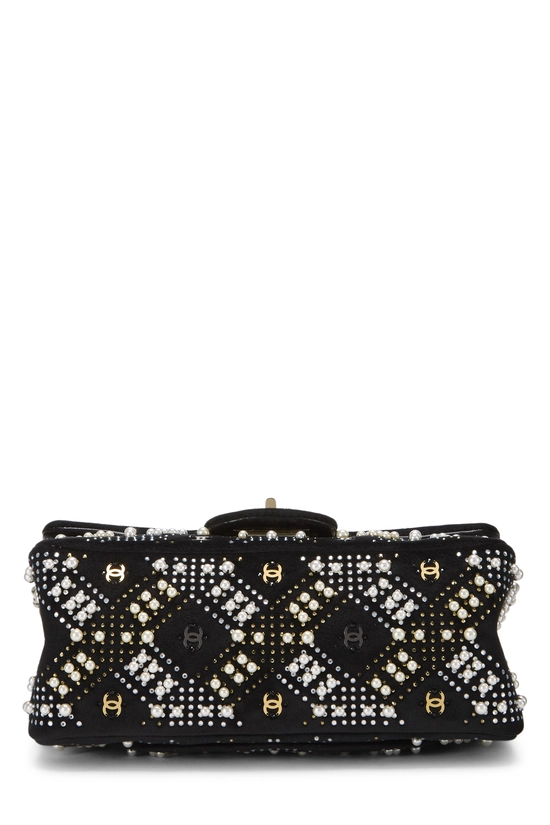 Paris-Salzburg Black Velvet Embellished 2.55 Reissue Flap 224, , large image number 4