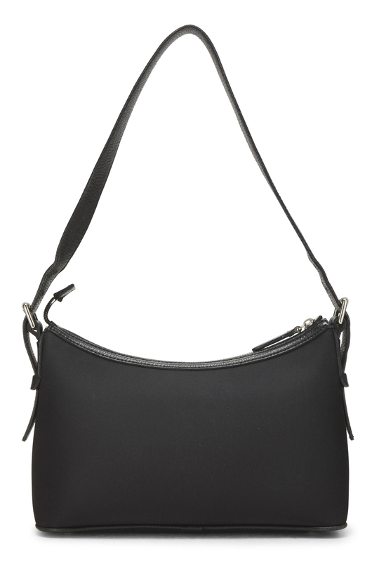 Black Nylon House Check Shoulder Bag, , large image number 4