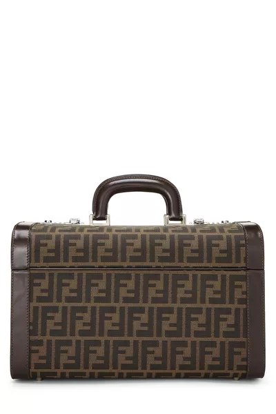 Brown Zucca Canvas Box Vanity