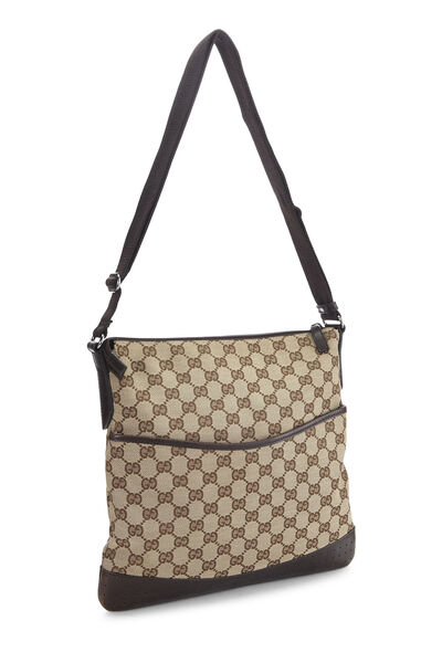 Original GG Canvas Perforated Messenger, , large