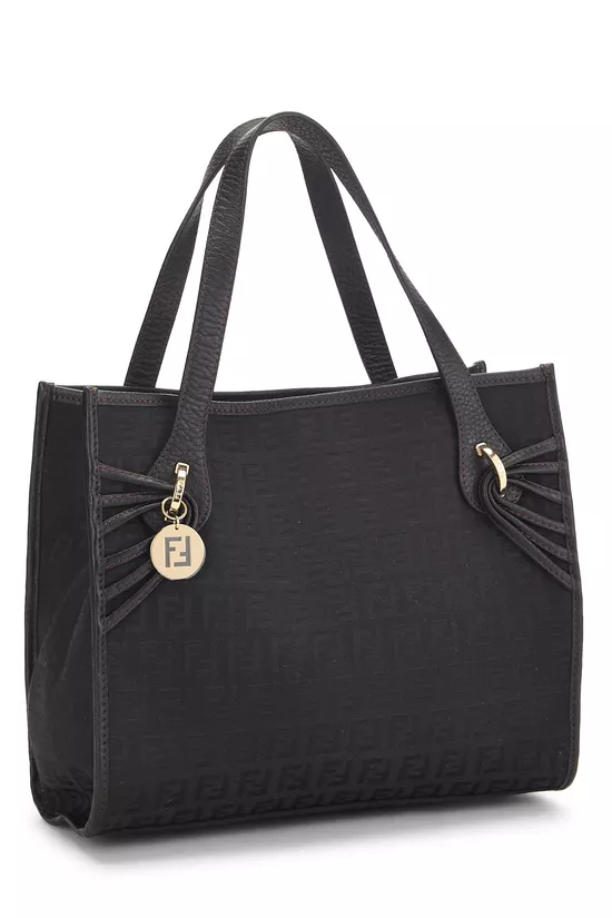 Black Zucchino Canvas Tote Small, , large image number 1