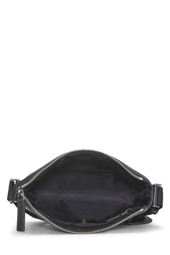 Black GG Supreme Canvas Web Flat Messenger Small, , large image number 5