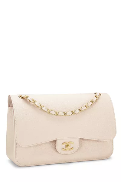 Pink Caviar Pure Double Flap Jumbo, , large