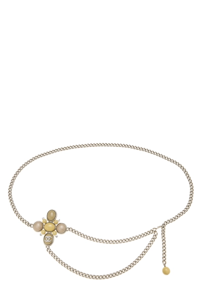 Multicolor Silver Chain Belt