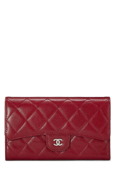 Red Caviar Classic Flap Wallet