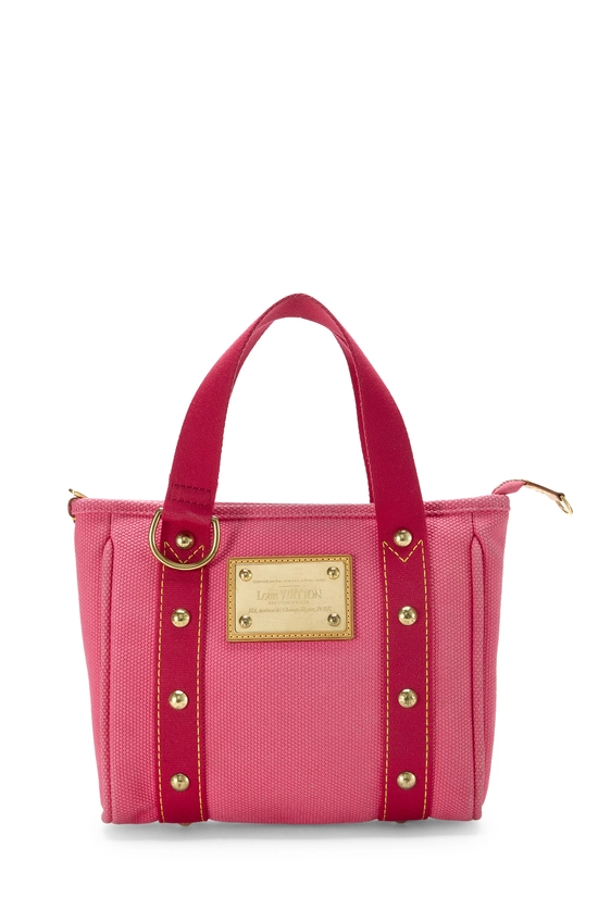 Pink Canvas Antigua Cabas PM, , large image number 0