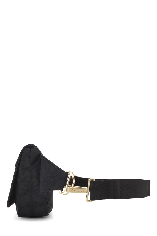 Black Nylon Travel Line Waist Pouch, , large image number 2