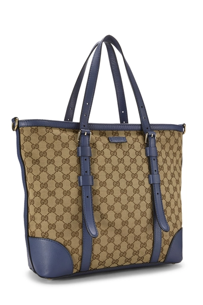 Gucci Blue Original GG Canvas Tote — photo 2