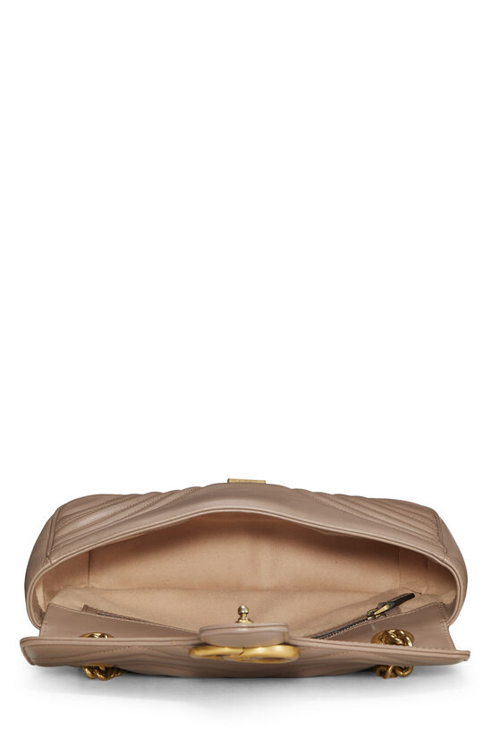 Beige Matelasse Leather GG Marmont Shoulder Bag , , large image number 6