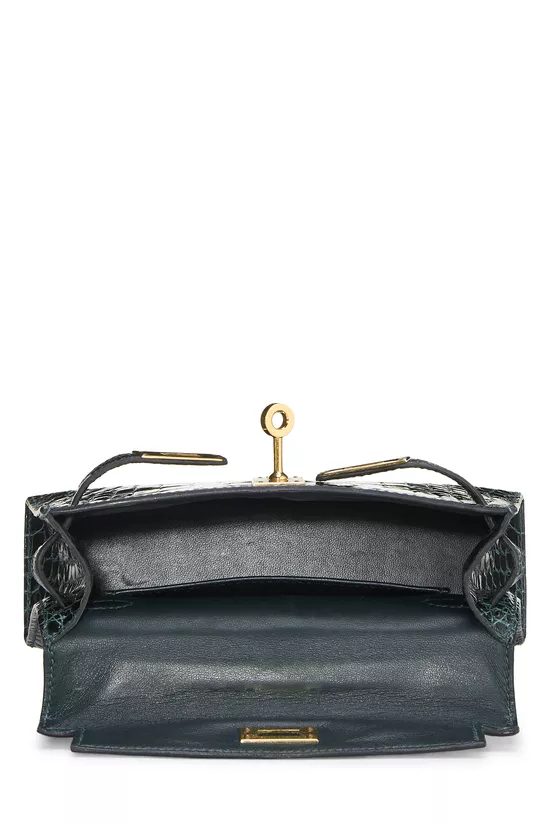 Vert Cypres Alligator Kelly Sellier 20 Mini NM, , large image number 5