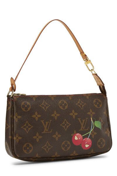 Takashi Murakami x Louis Vuitton Monogram Canvas Cerises Pochette Accessoires, , large