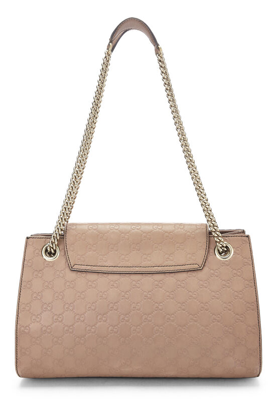 Pink Guccissima Leather Emily Chain Shoulder Bag Large, , large image number 3