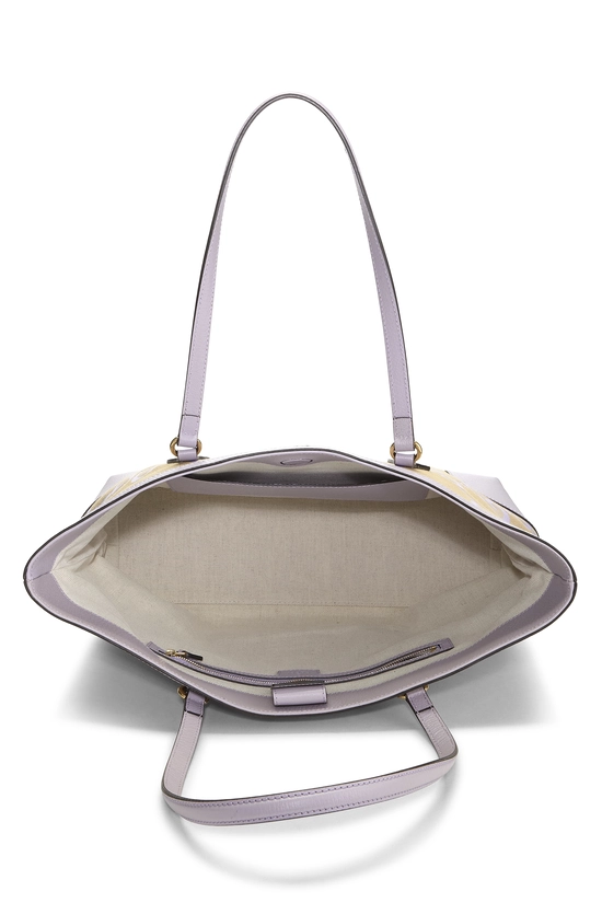 Purple Ophidia Jumbo GG Canvas Tote, , large image number 5