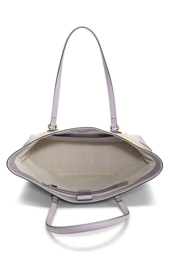 Purple Ophidia Jumbo GG Canvas Tote, , large image number 5