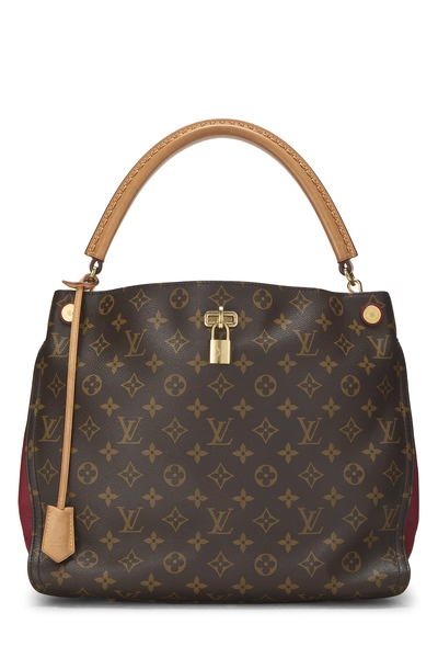 Red Monogram Canvas Gaia