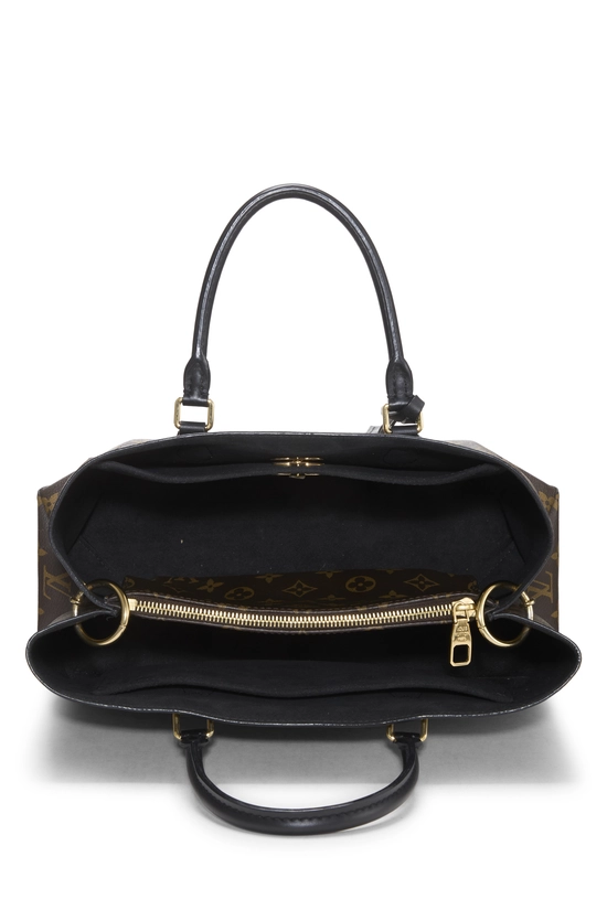 Black Monogram Canvas Flower Tote, , large image number 5