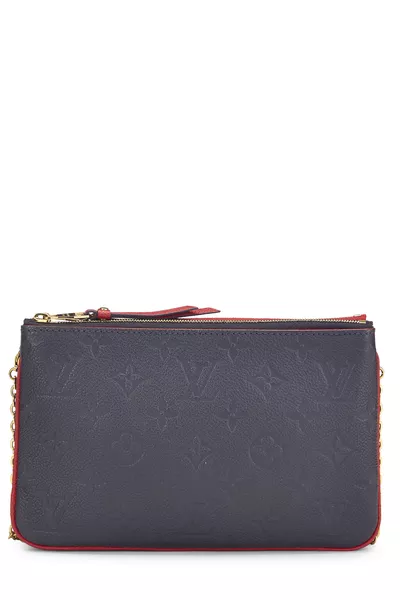 Multicolor Monogram Empreinte Double Zip Pochette
