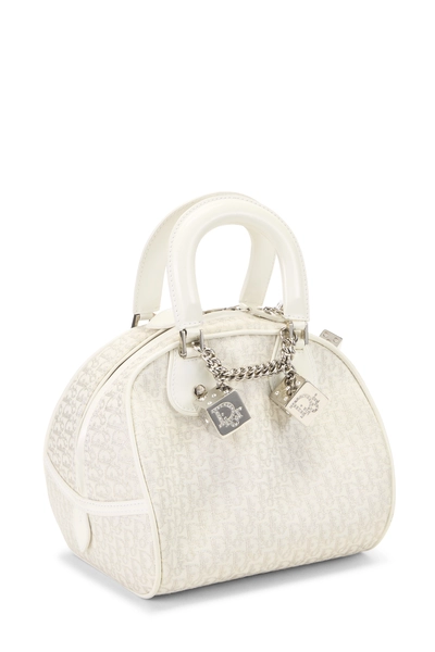 White Trotter Gambler Bowler Bag, , large
