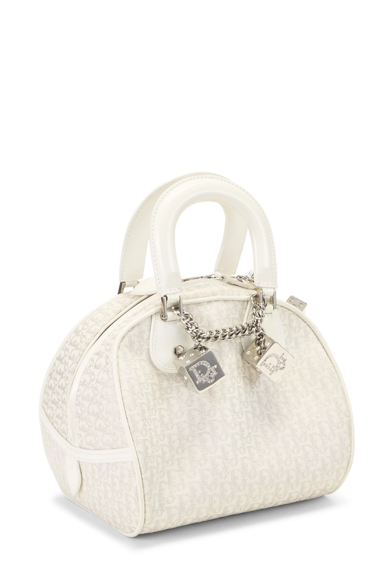 White Trotter Gambler Bowler Bag, , large image number 1
