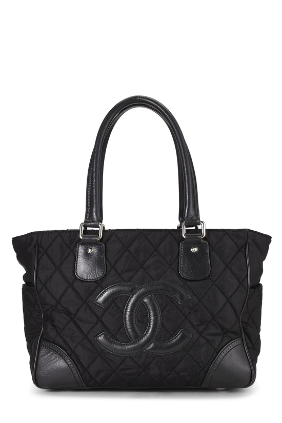 Pre-Owned Black Nylon Paris-New York Tote Q6B6TL21KB002