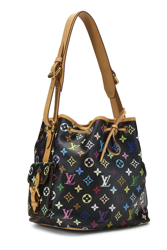 Takashi Murakami x Louis Vuitton Black Monogram Multicolore No&eacute; Petite, , large image number 1