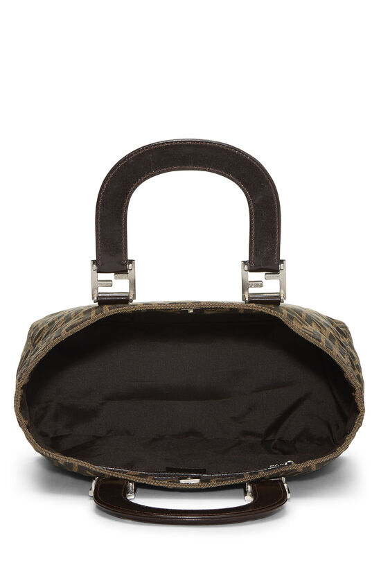 Brown Zucca Canvas Handbag Small, , large image number 5