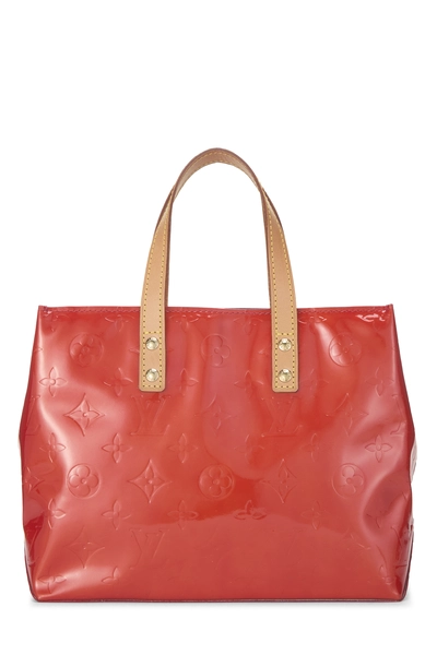 Louis Vuitton Orange Sunset Monogram Vernis Reade PM