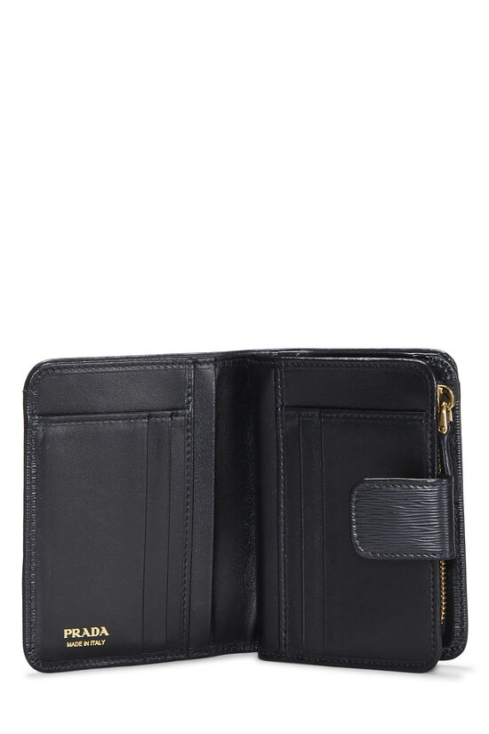 Black Vitello Move Compact Wallet, , large image number 3