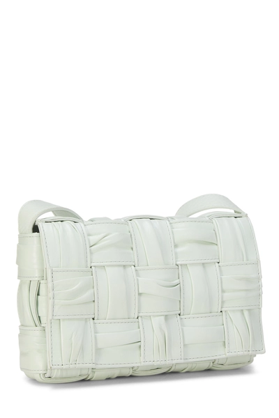 Bottega Veneta Green Maxi Intrecciato Plisse Cassette Small — photo 2