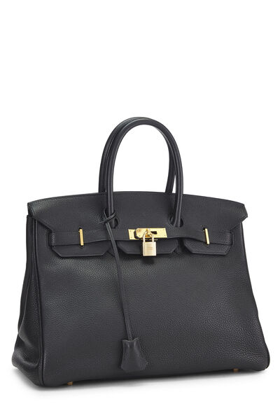 Black Evergrain Birkin 35, , large