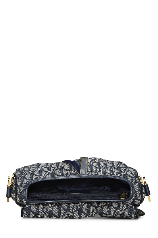 Navy Trotter Canvas Double Saddle Bag, , large image number 5