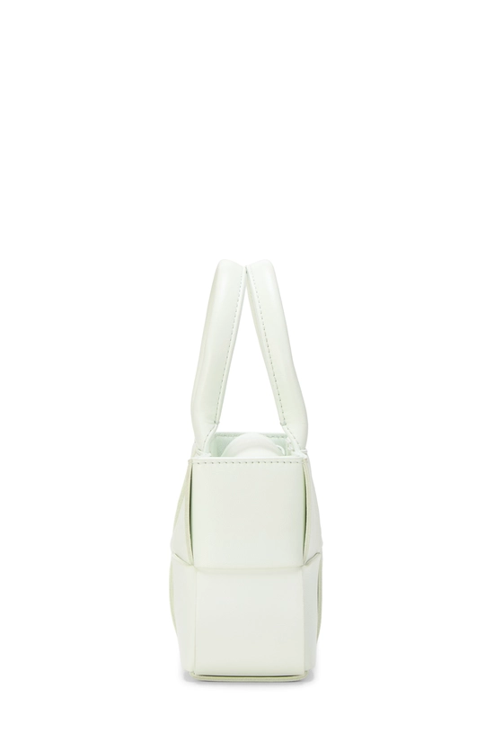 Green Calfskin Maxi Intrecciato East-West Arco Tote Mini, , large image number 2