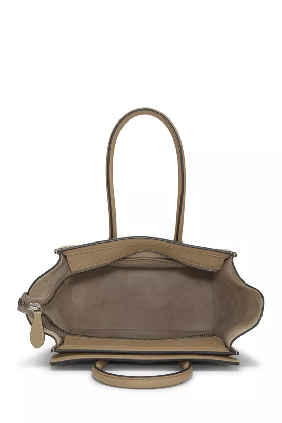 Beige Drummed Calfskin Luggage Micro, , large image number 5